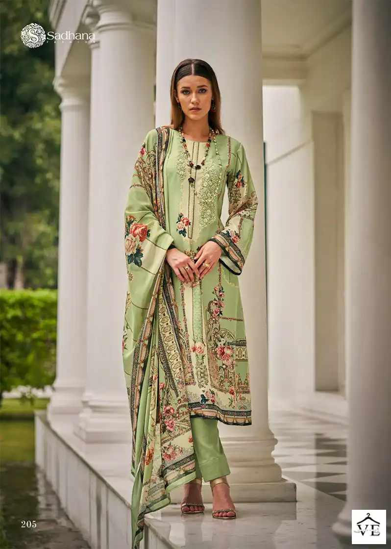 Sadhana Mehtab Vol-2 Pure Jam Cotton Wholesale Pakistani Suit Catalog — Wholesale Salwar Suits, MPA wholesale from Surat - Gallery Image 3