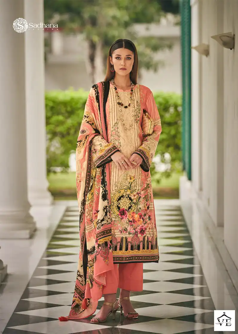 Sadhana Mehtab Vol-2 Pure Jam Cotton Wholesale Pakistani Suit Catalog — Wholesale Salwar Suits, MPA wholesale from Surat - Gallery Image 5
