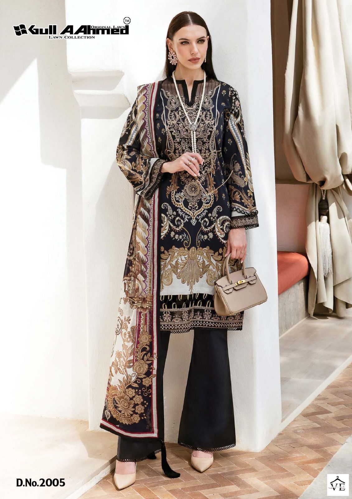 Gull Aahmed Minhal Exclusive Lawn Collection Vol 2 Lawn Cotton Wholesale Pakistani Salwar Suit Catalog — Wholesale Salwar Suits, MPA wholesale from Surat - Gallery Image 3