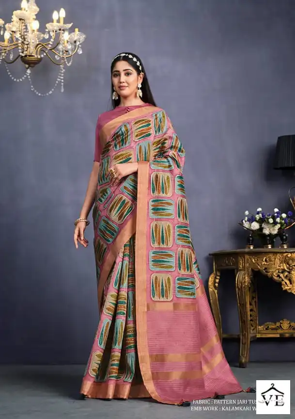 Mahotsav Mohmanthan-22800 Series Aahana Tussar Silk Wholesale Saree Catalog — Wholesale Sarees, MPA wholesale from Surat - Gallery Image 9