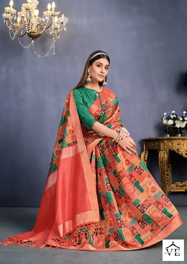 Mahotsav Mohmanthan-22800 Series Aahana Tussar Silk Wholesale Saree Catalog — Wholesale Sarees, MPA wholesale from Surat - Gallery Image 2