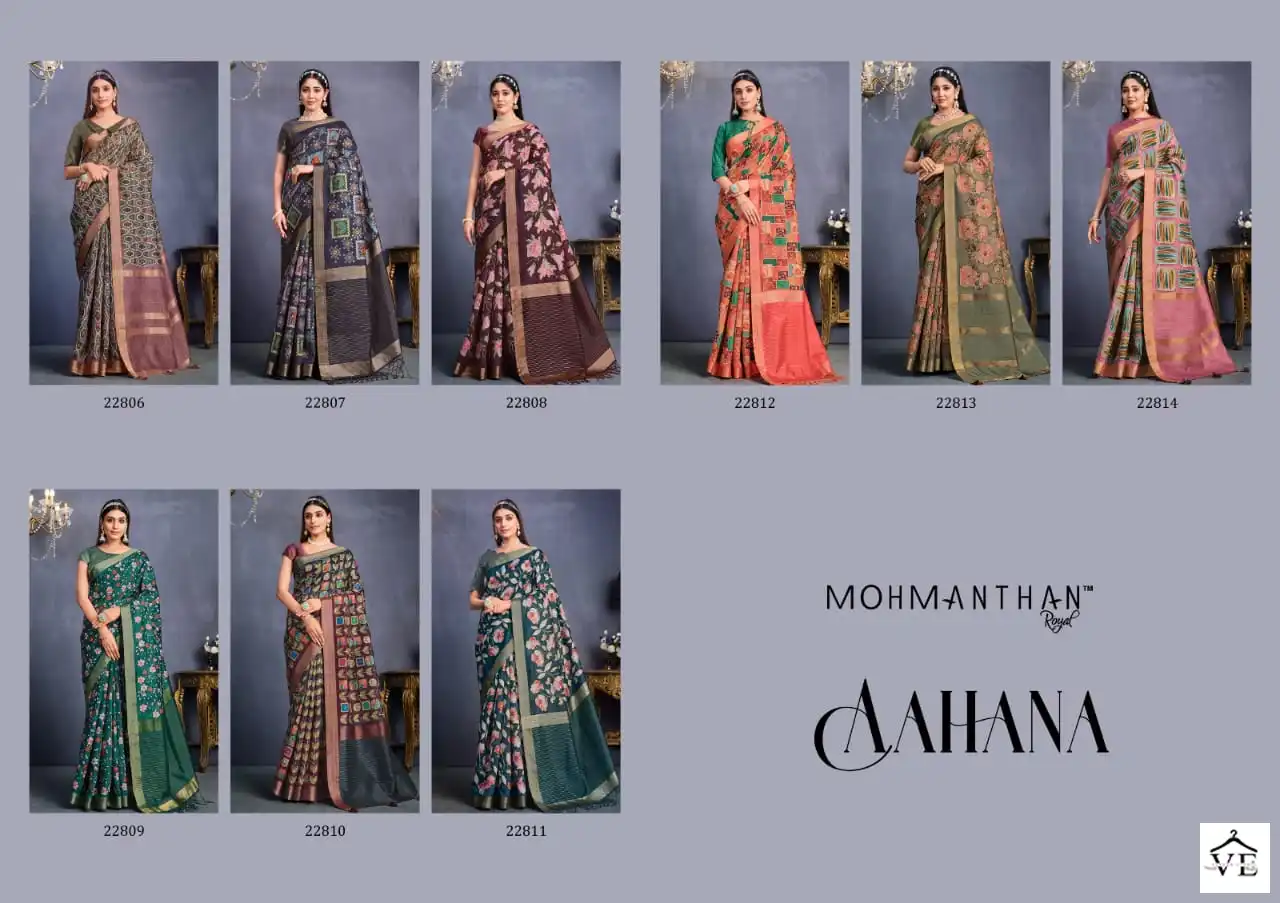Mahotsav Mohmanthan-22800 Series Aahana Tussar Silk Wholesale Saree Catalog — Wholesale Sarees, MPA wholesale from Surat — view 11