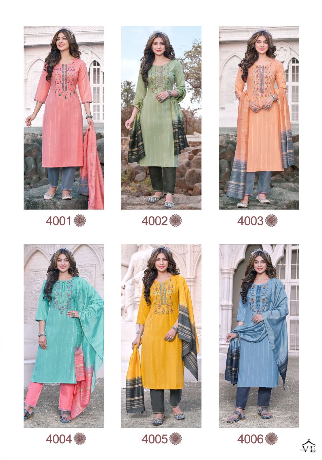 Pink Mirror Moment Viscose Wholesale Readymade Salwar Suit Catalog — Wholesale Salwar Suits, MPA wholesale from Surat — view 7