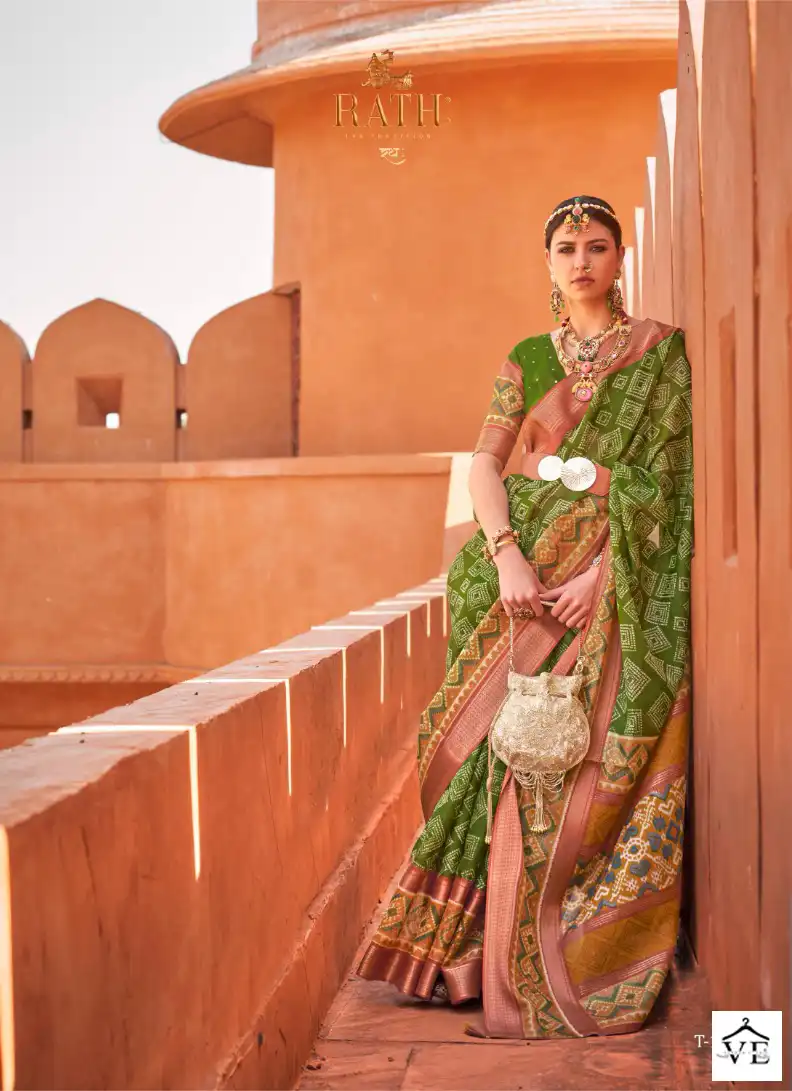 Rath Mrugnyani Patola Silk Wholesale Saree Catalog — Wholesale Sarees, MPA wholesale from Surat - Gallery Image 2