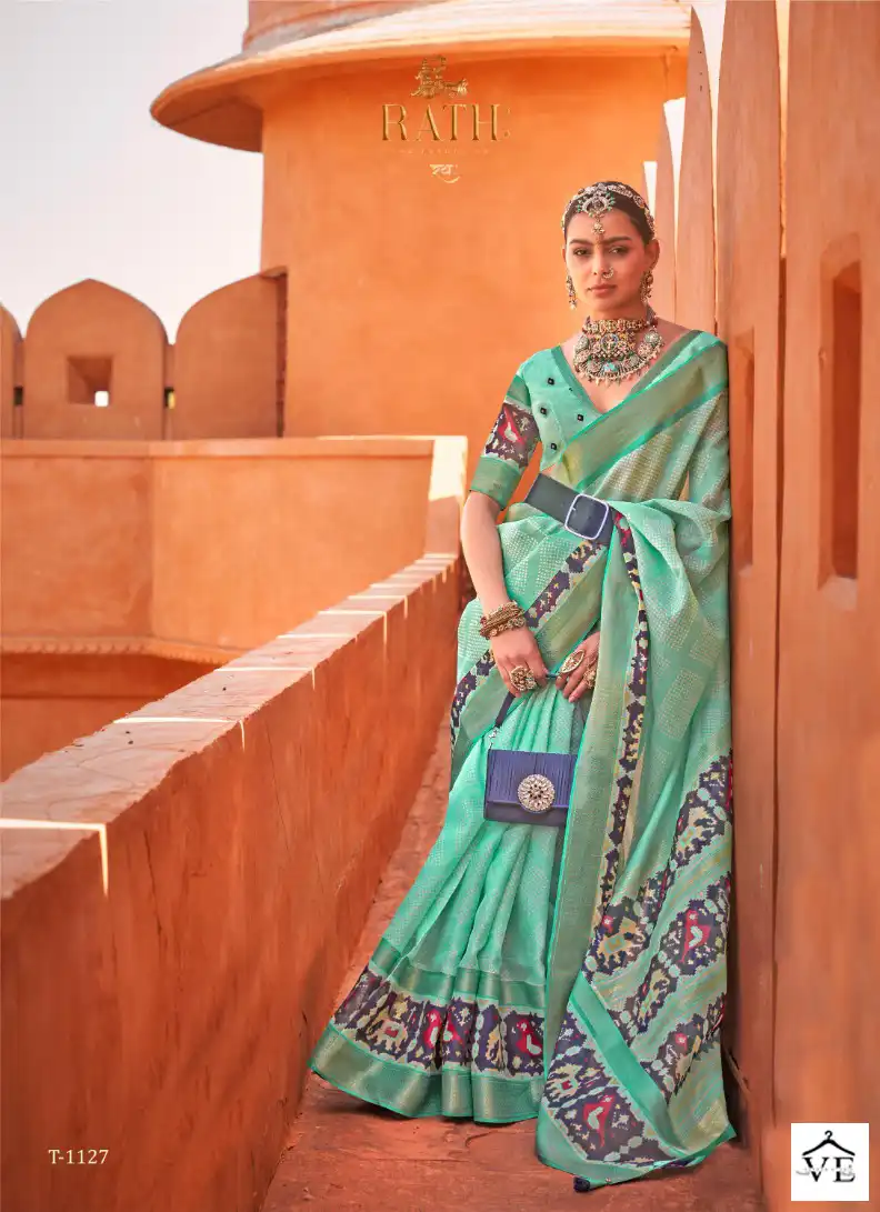Rath Mrugnyani Patola Silk Wholesale Saree Catalog — Wholesale Sarees, MPA wholesale from Surat - Gallery Image 10