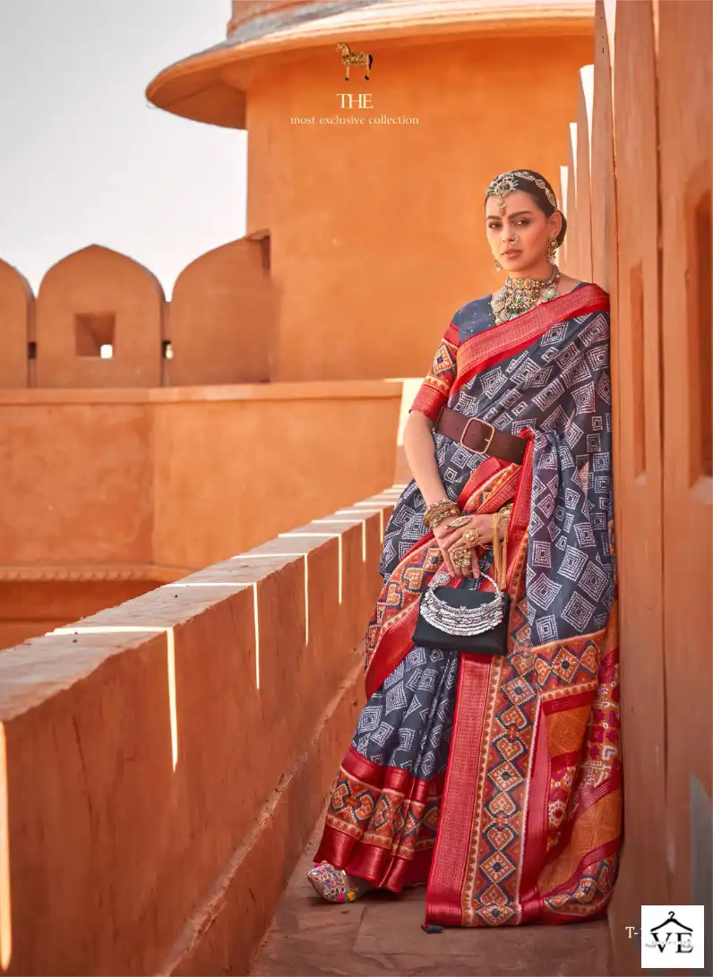Rath Mrugnyani Patola Silk Wholesale Saree Catalog — Wholesale Sarees, MPA wholesale from Surat - Gallery Image 4