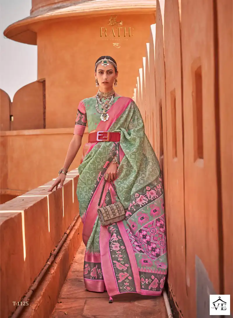 Rath Mrugnyani Patola Silk Wholesale Saree Catalog — Wholesale Sarees, MPA wholesale from Surat - Gallery Image 8