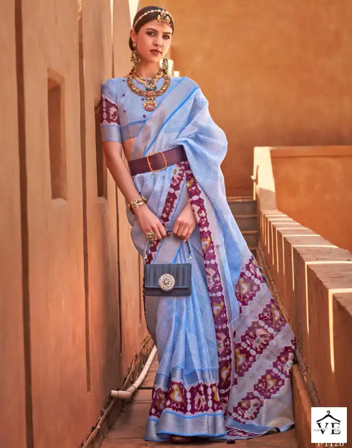 Rath Mrugnyani Patola Silk Wholesale Saree Catalog — Wholesale Sarees, MPA wholesale from Surat — view 1