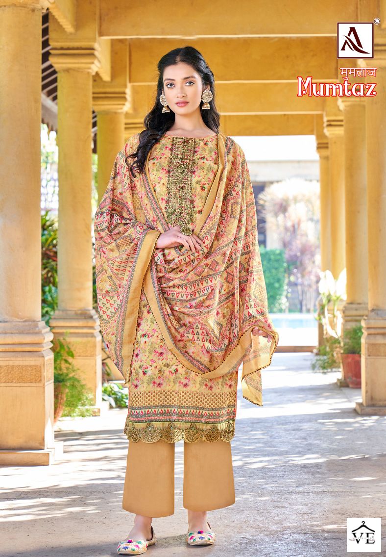Alok Suit Mumtaz Zam Digital Print Wholesale Salwar Suit Catalog — Wholesale Salwar Suits, MPA wholesale from Surat - Gallery Image 2