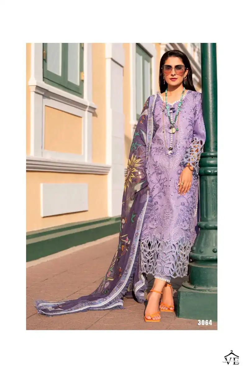 Deepsy Suits Mushq Embroidered Collection-23 Pure Cambric Cotton Wholesale Pakistani Suit Catalog — Wholesale Salwar Suits, MPA wholesale from Surat - Gallery Image 3