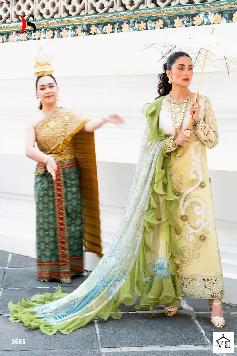 Deepsy Suits Mushq Embroidered Collection-23 Pure Cambric Cotton Wholesale Pakistani Suit Catalog — Wholesale Salwar Suits, MPA wholesale from Surat - Gallery Image 6