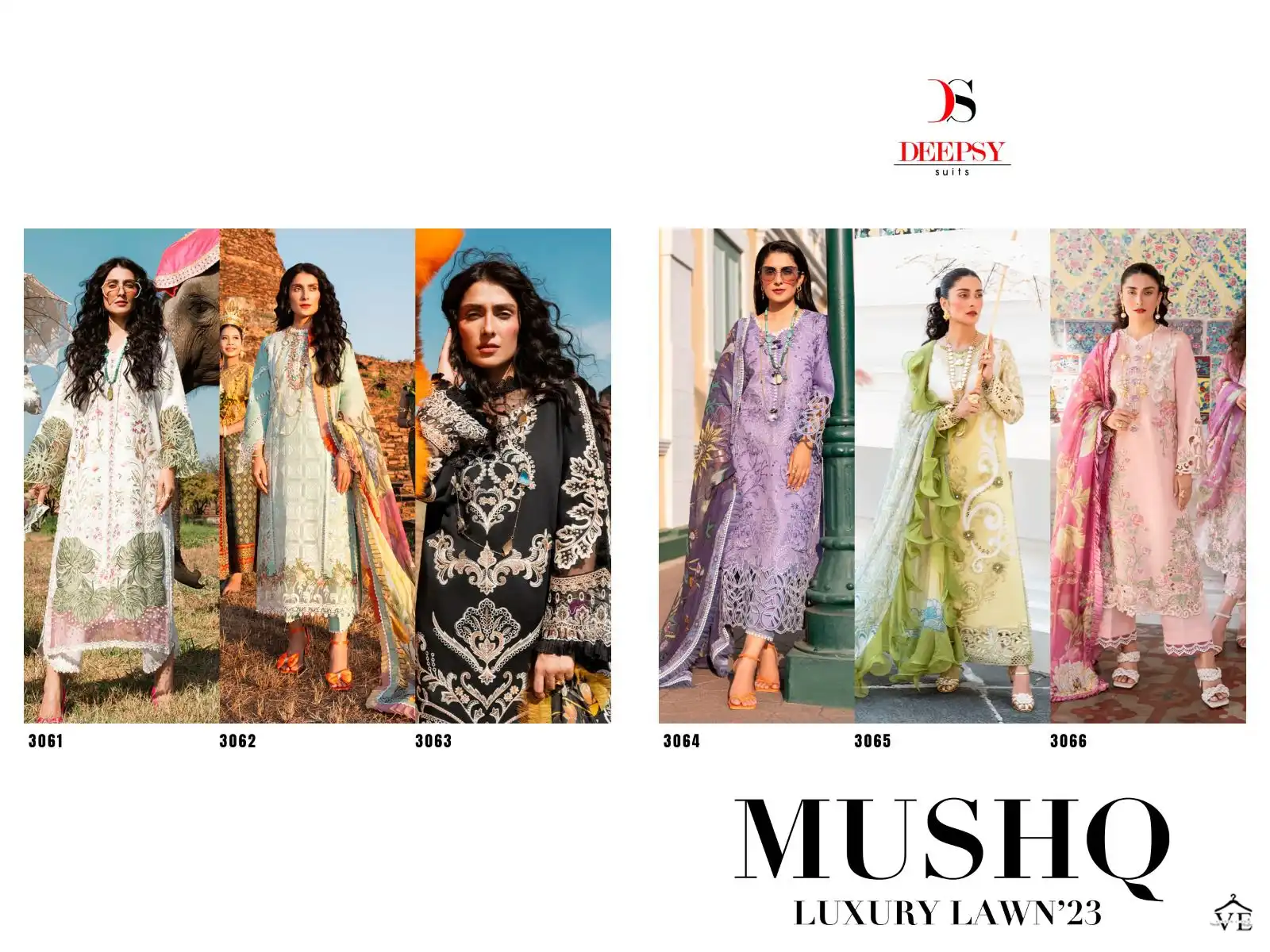 Deepsy Suits Mushq Embroidered Collection-23 Pure Cambric Cotton Wholesale Pakistani Suit Catalog — Wholesale Salwar Suits, MPA wholesale from Surat — view 14