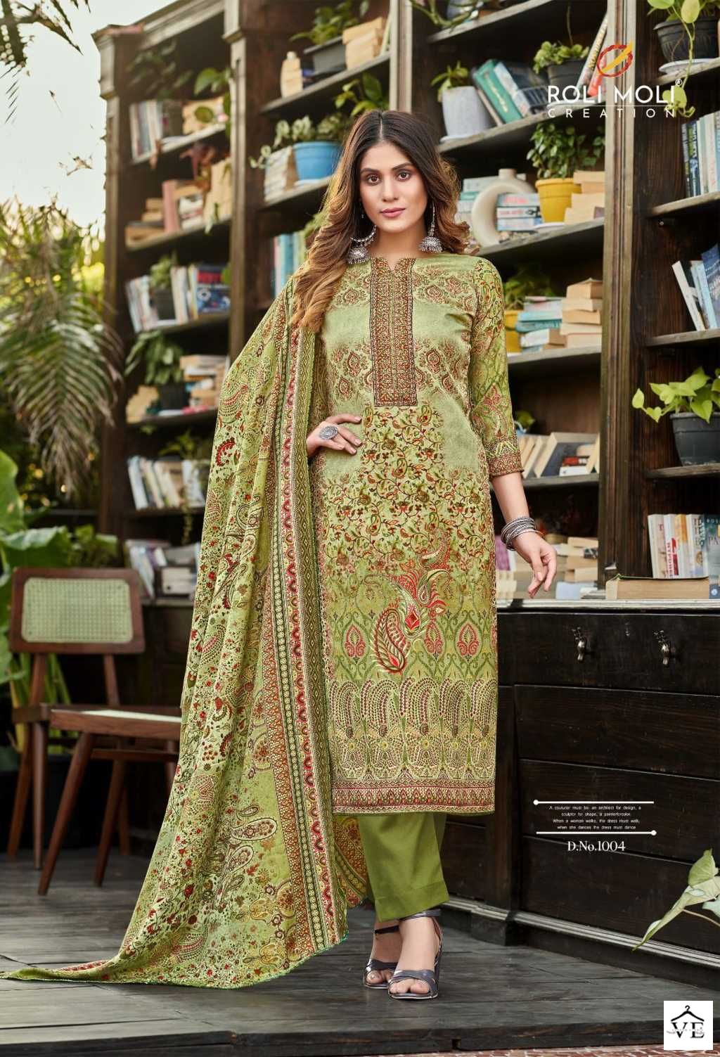 Roli Moli Mallika Cotton Wholesale Salwar Suit Catalog — Wholesale Salwar Suits, MPA wholesale from Surat - Gallery Image 4