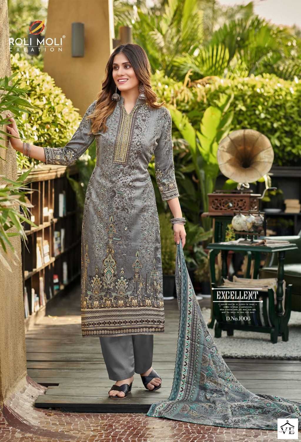 Roli Moli Mallika Cotton Wholesale Salwar Suit Catalog — Wholesale Salwar Suits, MPA wholesale from Surat - Gallery Image 6