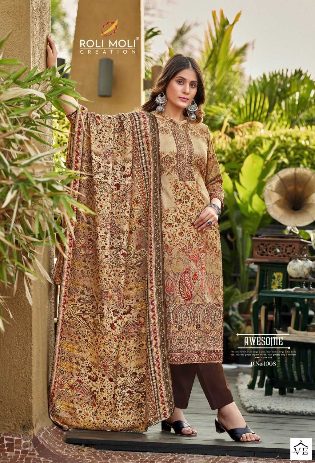 Roli Moli Mallika Cotton Wholesale Salwar Suit Catalog — Wholesale Salwar Suits, MPA wholesale from Surat - Gallery Image 8