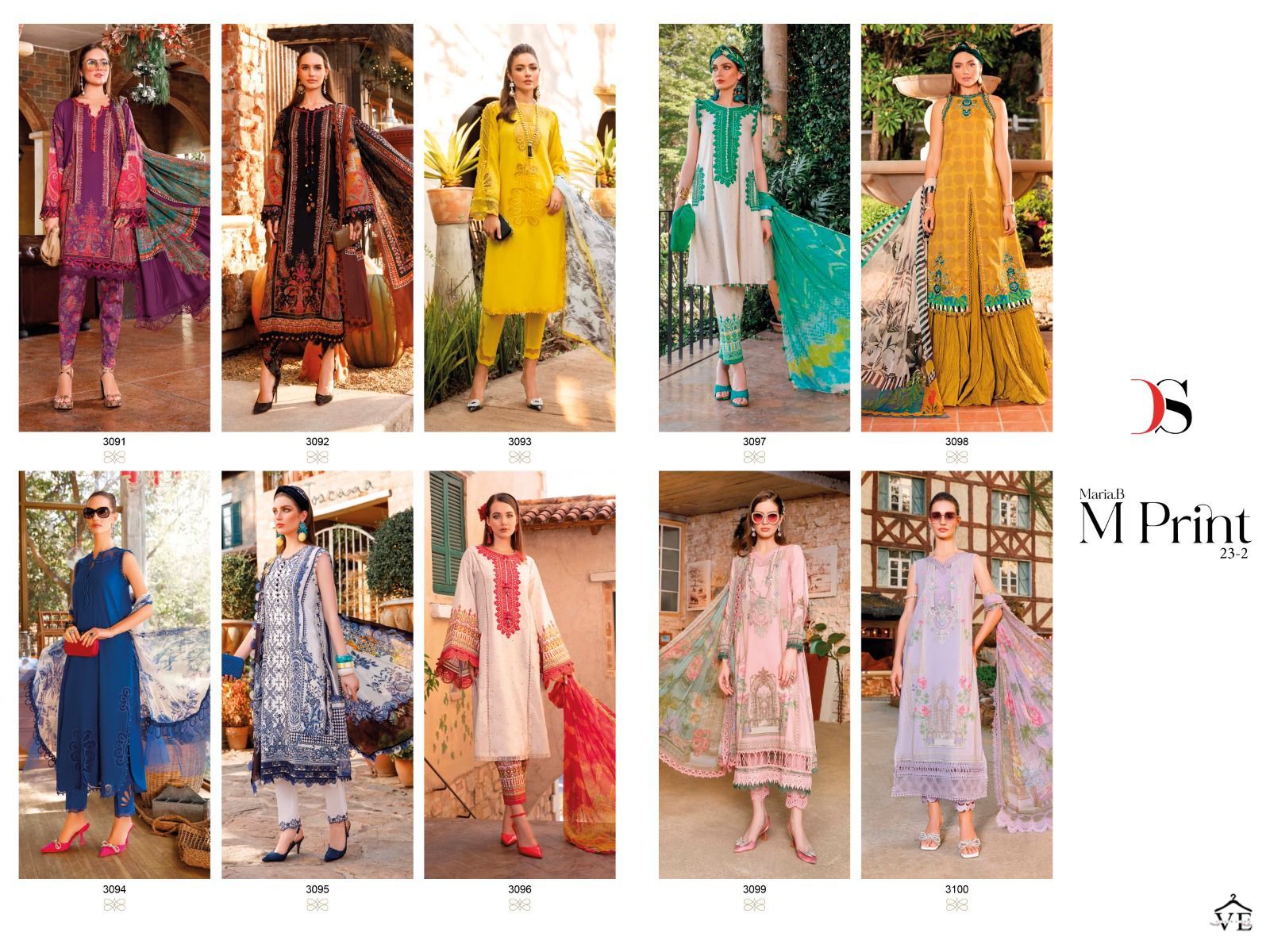 Deepsy Suits Mariab Mprint Spring Summer 23-2 Pure Cotto Wholesale Pakistani Salwar Suit Catalog — Wholesale Salwar Suits, MPA wholesale from Surat — view 11