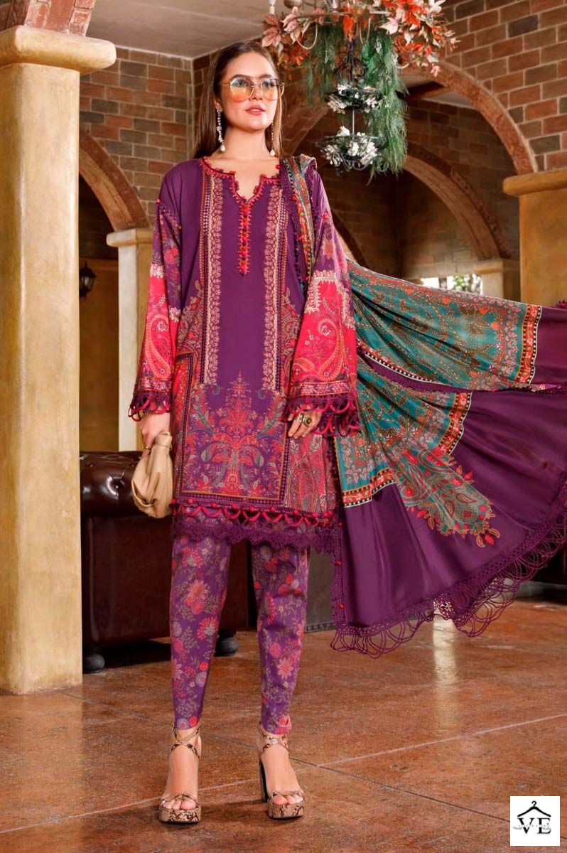 Deepsy Suits Mariab Mprint Spring Summer 23-2 Pure Cotto Wholesale Pakistani Salwar Suit Catalog — Wholesale Salwar Suits, MPA wholesale from Surat - Gallery Image 2