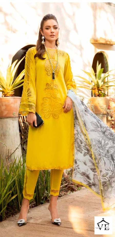 Deepsy Suits Mariab Mprint Spring Summer 23-2 Pure Cotto Wholesale Pakistani Salwar Suit Catalog — Wholesale Salwar Suits, MPA wholesale from Surat - Gallery Image 4