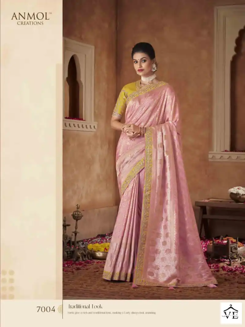 Anmol Meera-1 Pure Dola Rich Pallu Wholesale Designer Saree Catalog — Wholesale Sarees, MPA wholesale from Surat - Gallery Image 3