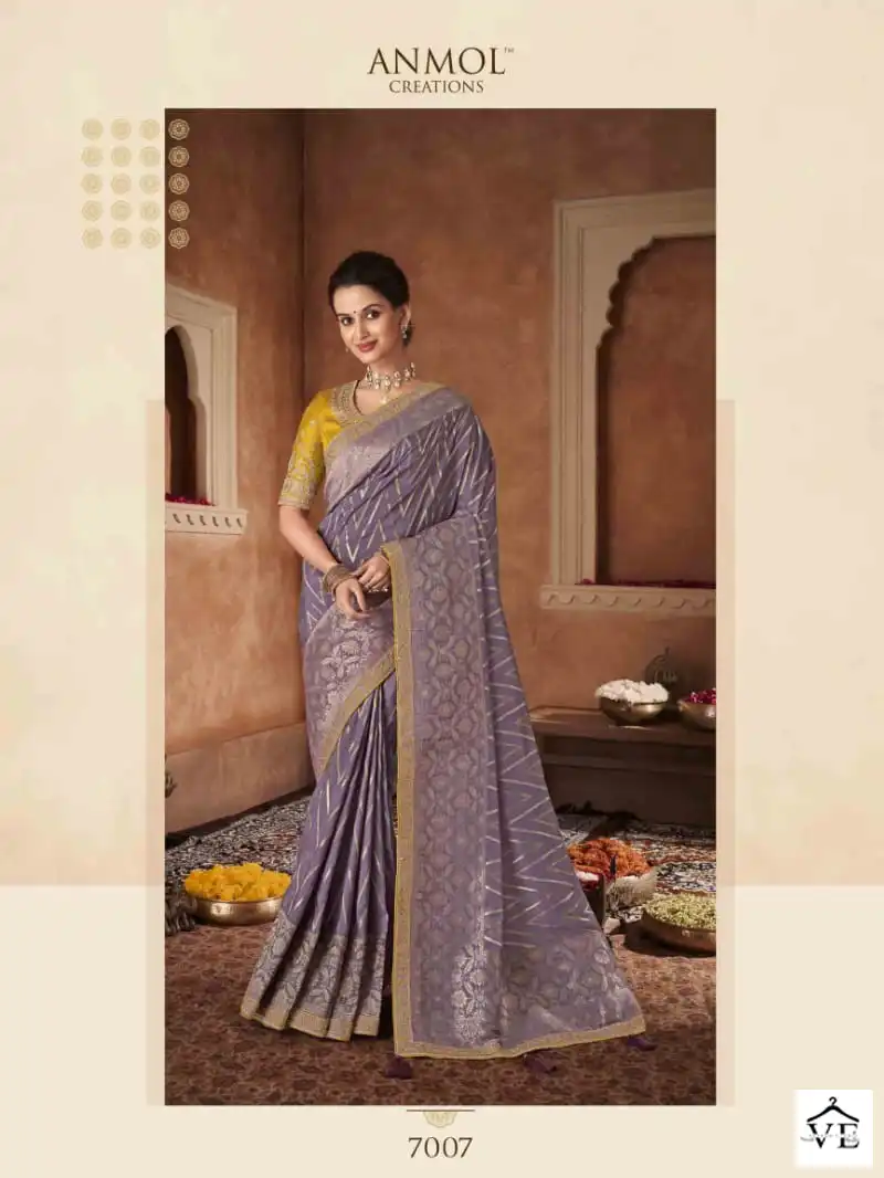 Anmol Meera-1 Pure Dola Rich Pallu Wholesale Designer Saree Catalog — Wholesale Sarees, MPA wholesale from Surat - Gallery Image 7
