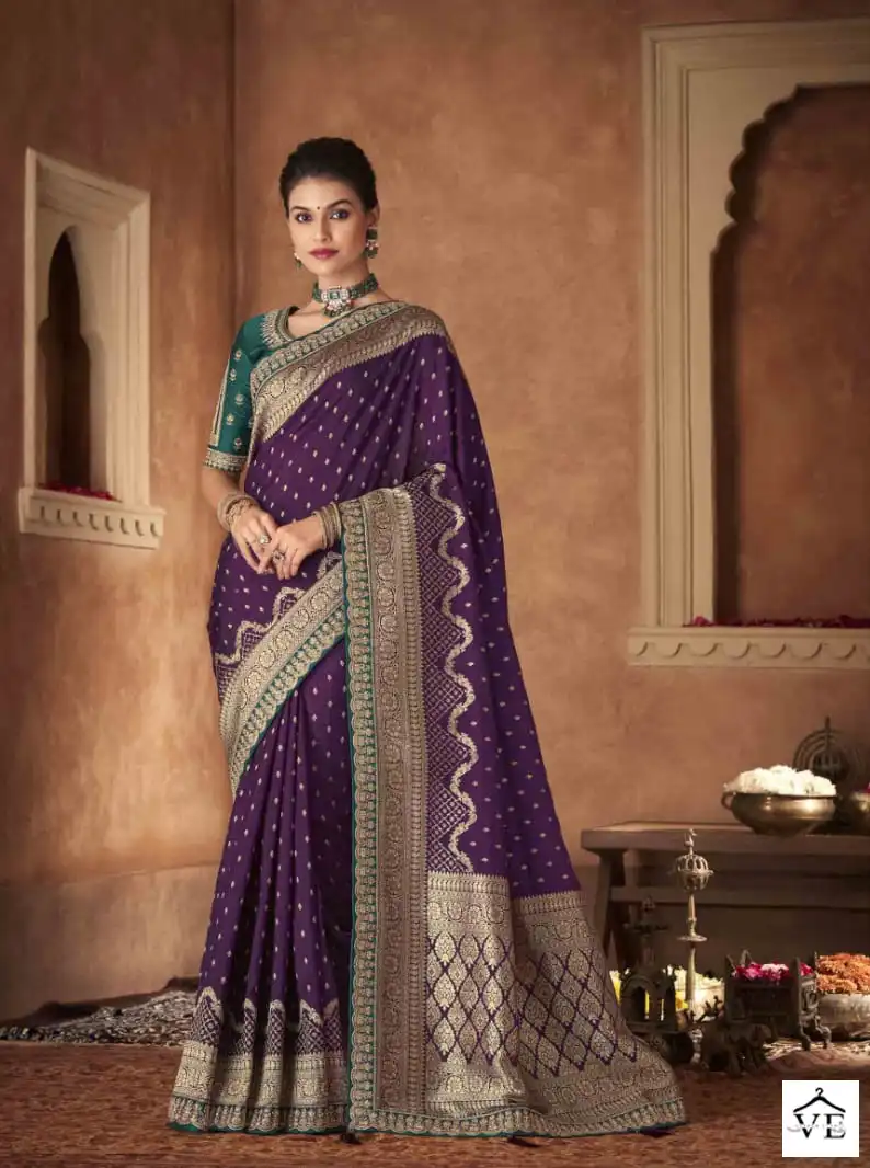 Anmol Meera-1 Pure Dola Rich Pallu Wholesale Designer Saree Catalog — Wholesale Sarees, MPA wholesale from Surat - Gallery Image 8