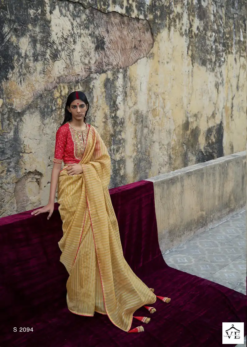 Kimora Miraan Organza Wholesale Saree Catalog — Wholesale Sarees, MPA wholesale from Surat — view 3