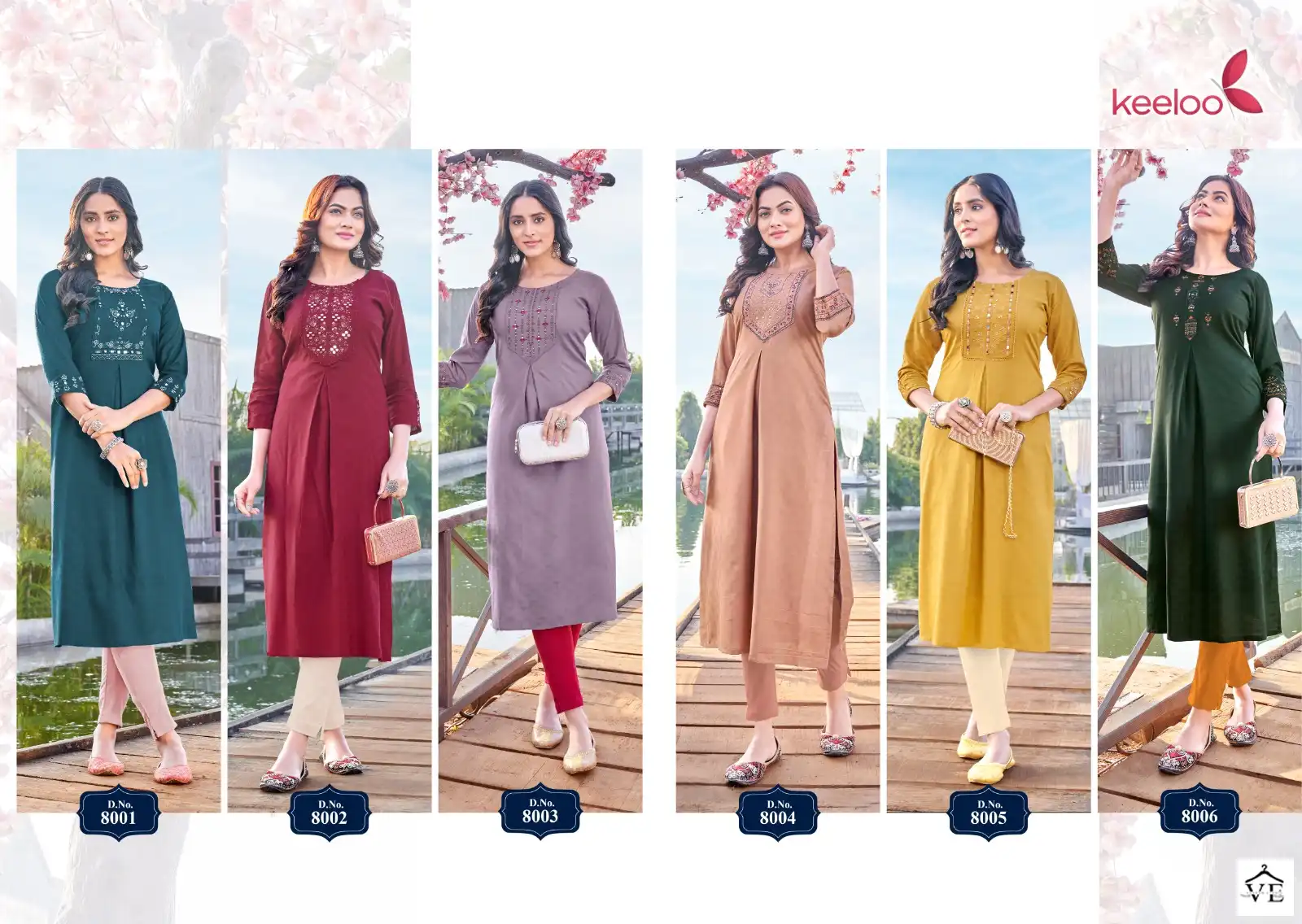 Keeloo Morni Vol 1 Heavy Rayon Wholesale Kurtis Catalog — Wholesale Kurtis, MPA wholesale from Surat — view 7