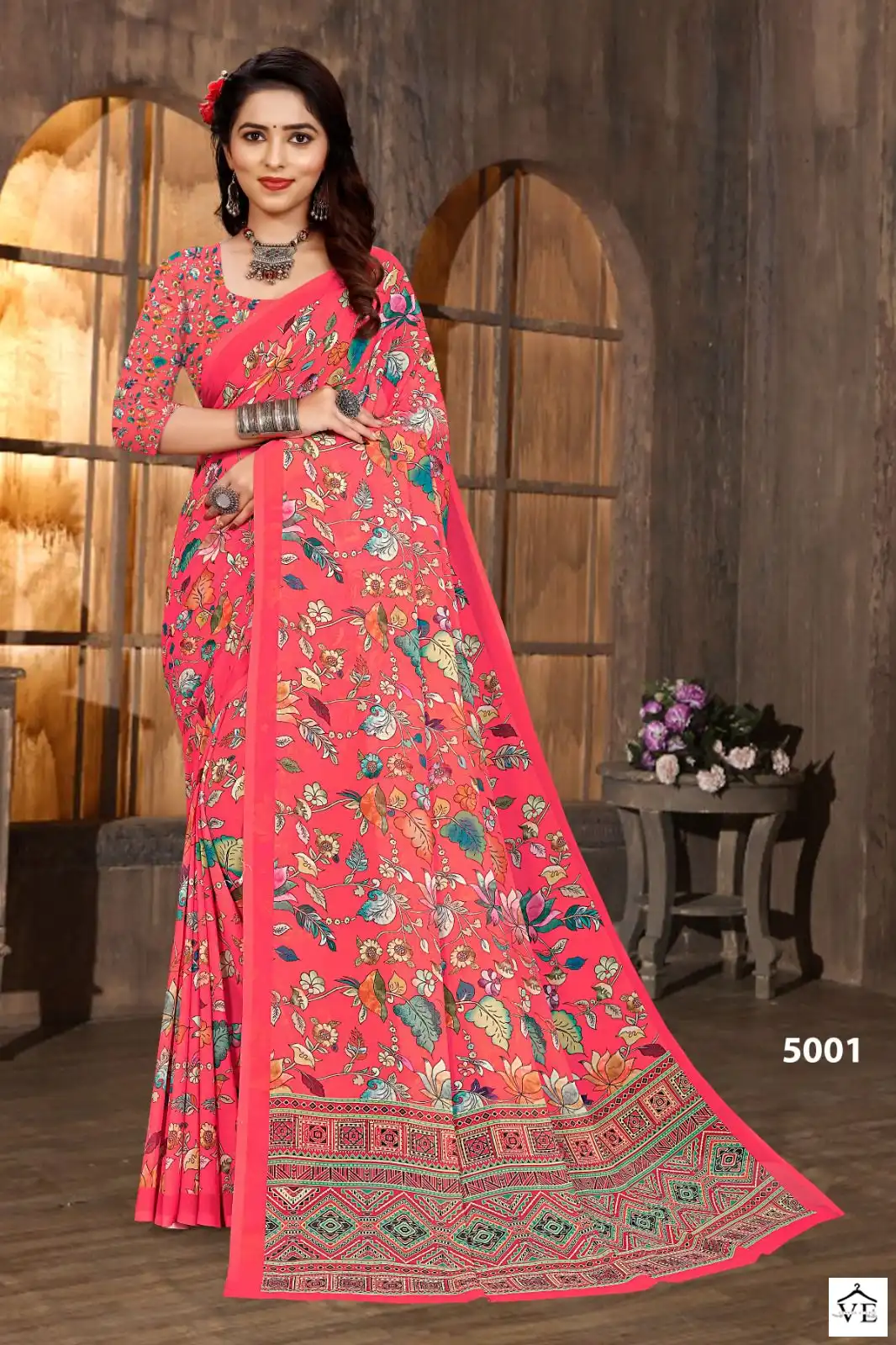 Vardan Ethnic Mugda Digital Vol 1 Soft Weightless Wholesale Saree Catalog — Wholesale Sarees, MPA wholesale from Surat - Gallery Image 4