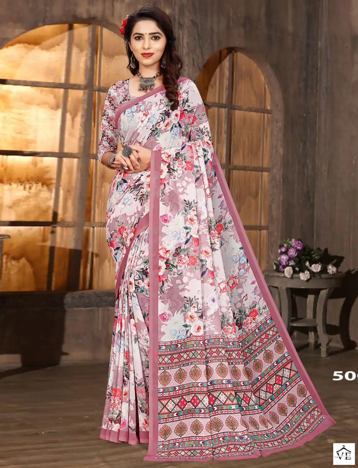 Vardan Ethnic Mugda Digital Vol 1 Soft Weightless Wholesale Saree Catalog — Wholesale Sarees, MPA wholesale from Surat — view 1