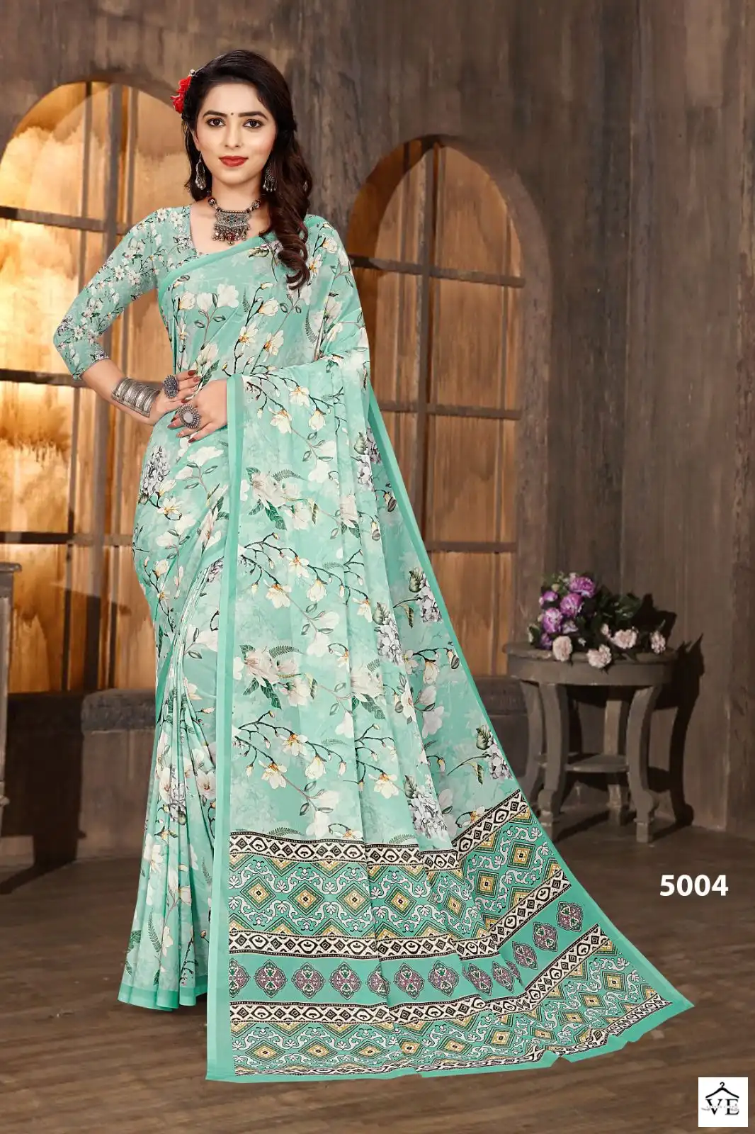 Vardan Ethnic Mugda Digital Vol 1 Soft Weightless Wholesale Saree Catalog — Wholesale Sarees, MPA wholesale from Surat - Gallery Image 7