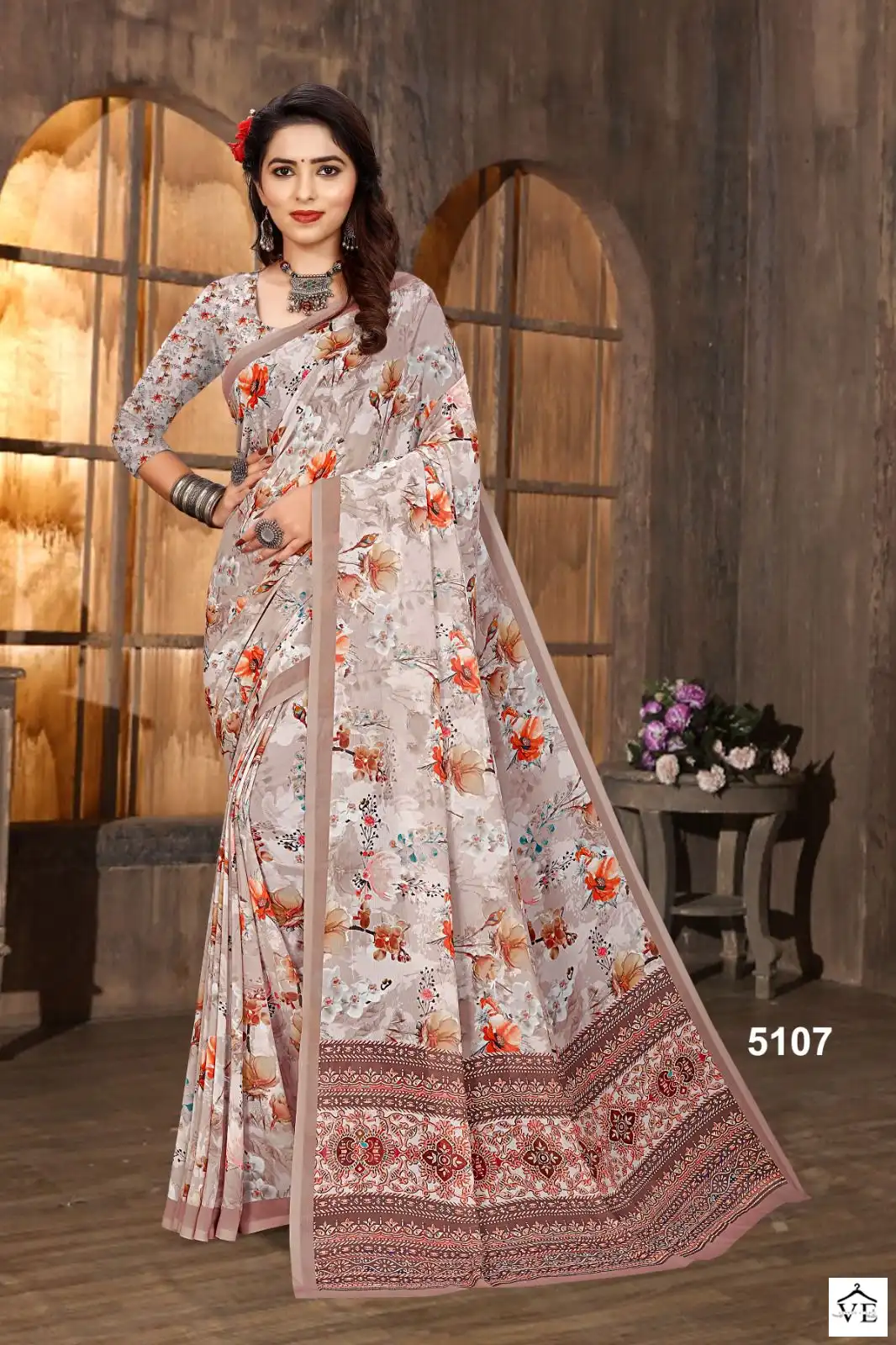 Vardan Ethnic Mugda Digital Vol 2 Soft Weightless Wholesale Saree Catalog — Wholesale Sarees, MPA wholesale from Surat - Gallery Image 7