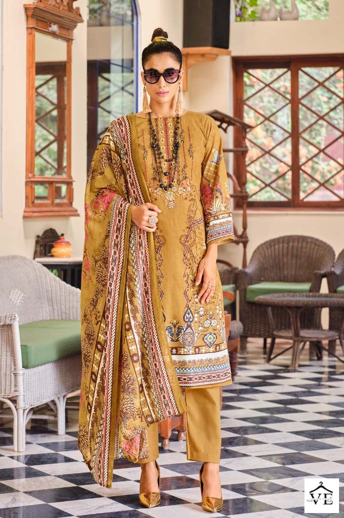 Belliza Designer Naira Vol 5 Pure Cotton Wholesale Pakistani Salwar Suits Catalog — Wholesale Salwar Suits, MPA wholesale from Surat - Gallery Image 9