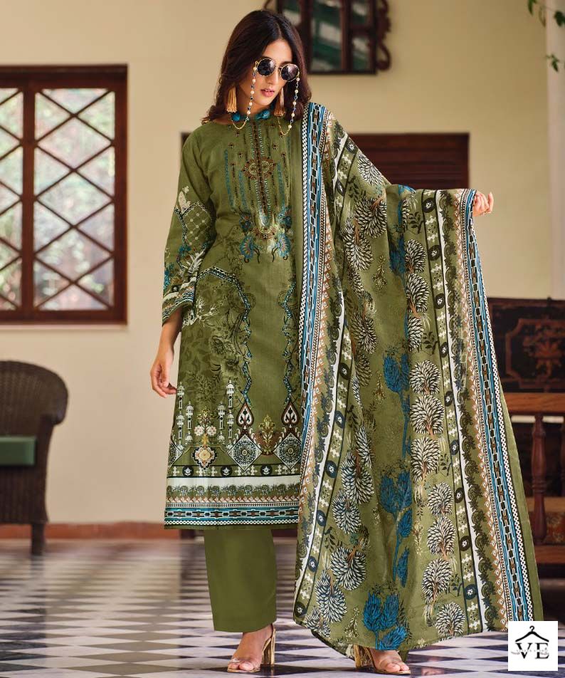 Belliza Designer Naira Vol 5 Pure Cotton Wholesale Pakistani Salwar Suits Catalog — Wholesale Salwar Suits, MPA wholesale from Surat — view 1