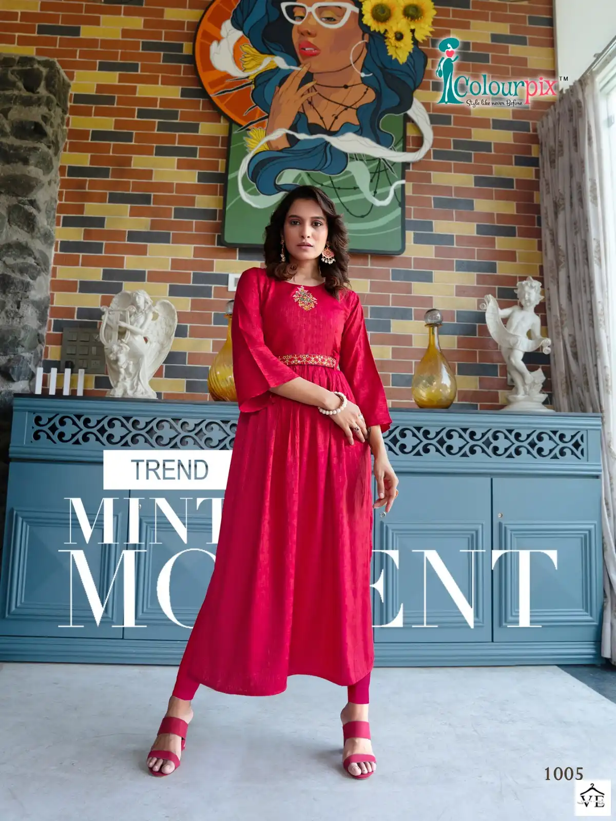 Colourpix Nayra Cut Vol 1 Fancy Rayon Wholesale Kurti Catalog — Wholesale Kurtis, MPA wholesale from Surat - Gallery Image 3