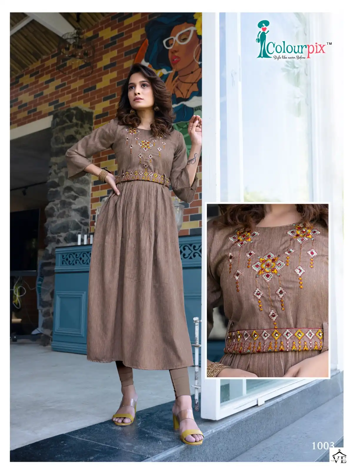 Colourpix Nayra Cut Vol 1 Fancy Rayon Wholesale Kurti Catalog — Wholesale Kurtis, MPA wholesale from Surat - Gallery Image 5