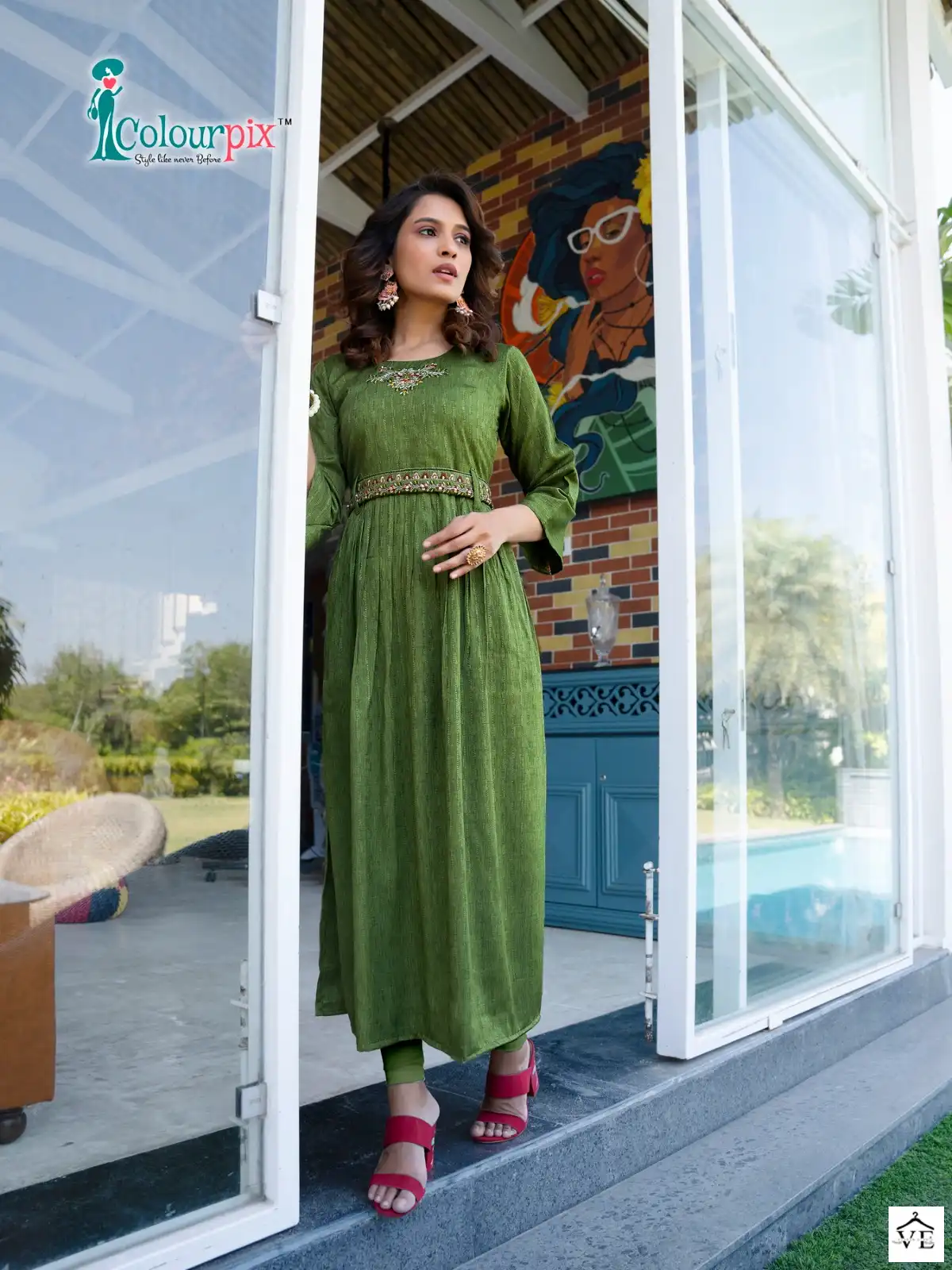 Colourpix Nayra Cut Vol 1 Fancy Rayon Wholesale Kurti Catalog — Wholesale Kurtis, MPA wholesale from Surat - Gallery Image 7