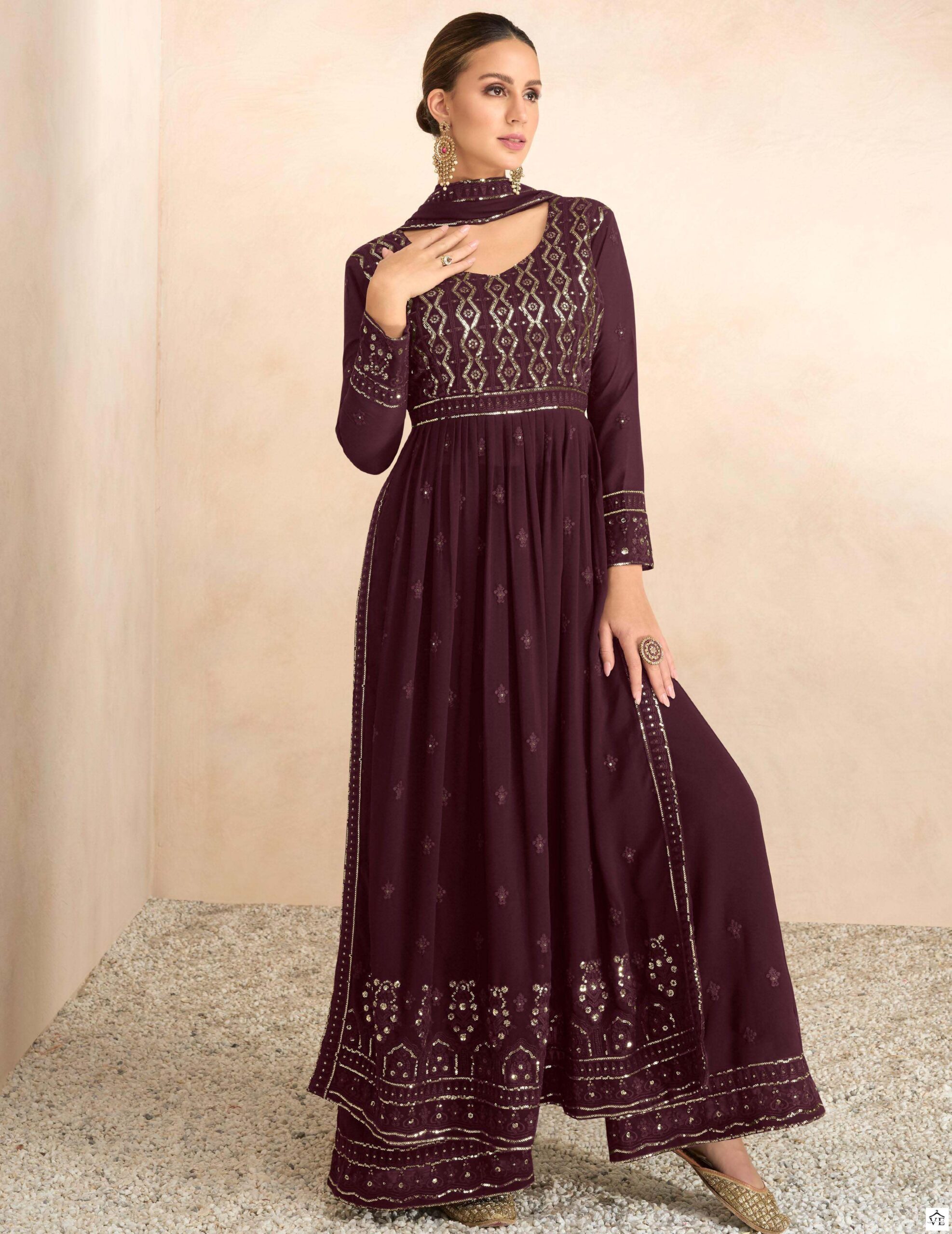 Gulkayra Nayra Vol 7 Georgette Wholesale Designer Readymade Salwar Suit Catalog — Wholesale Salwar Suits, MPA wholesale from Surat — view 1