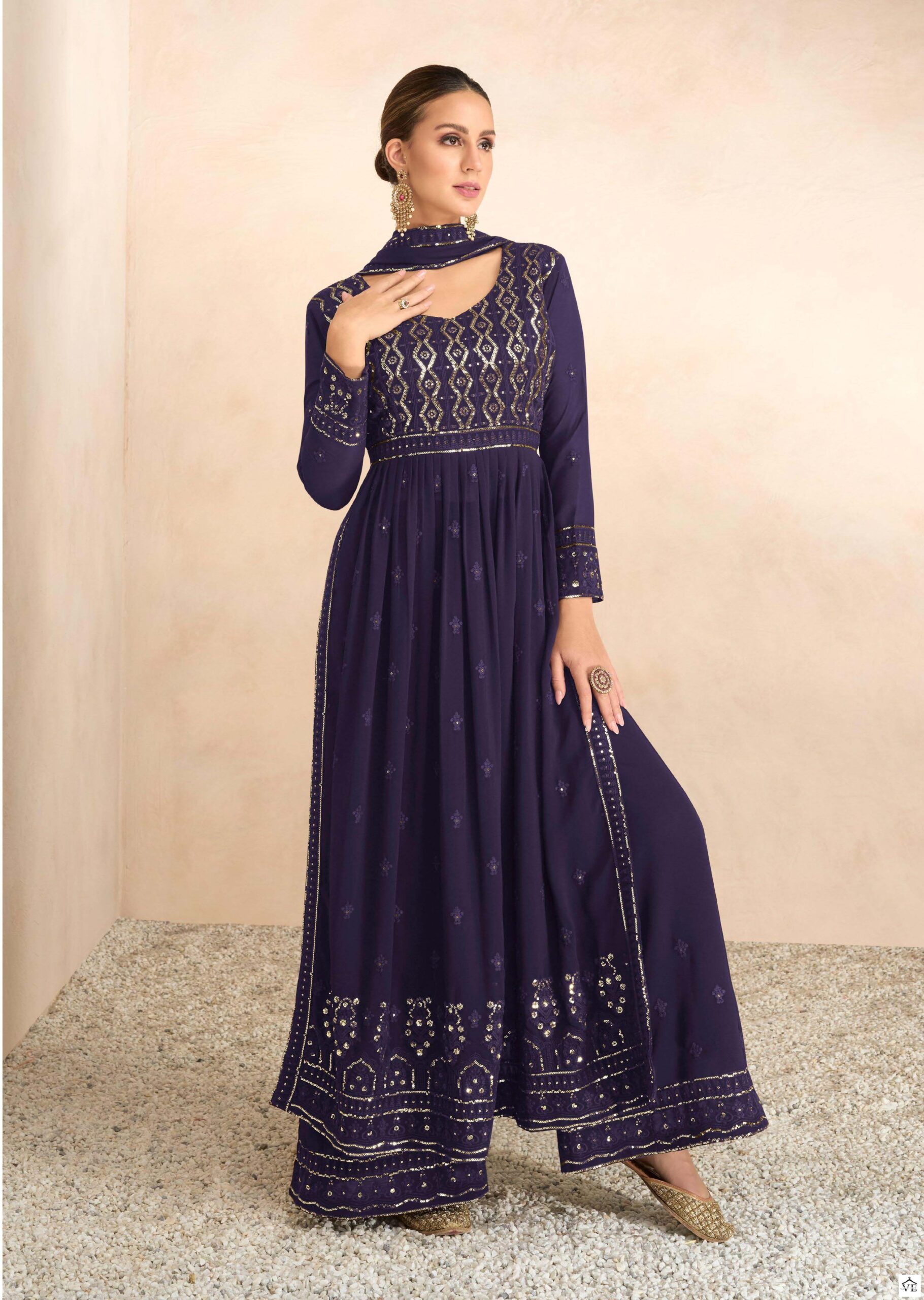 Gulkayra Nayra Vol 7 Georgette Wholesale Designer Readymade Salwar Suit Catalog — Wholesale Salwar Suits, MPA wholesale from Surat - Gallery Image 4