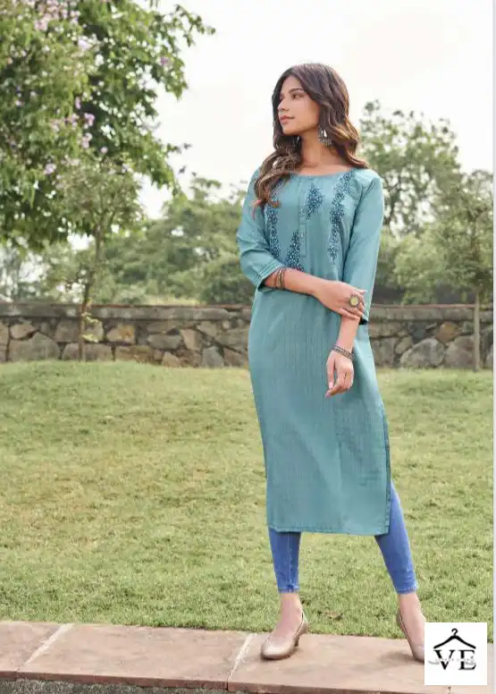 Rangoon Naziya Cotton Wholesale Kurti Catalog — Wholesale Salwar Suits, MPA wholesale from Surat - Gallery Image 6