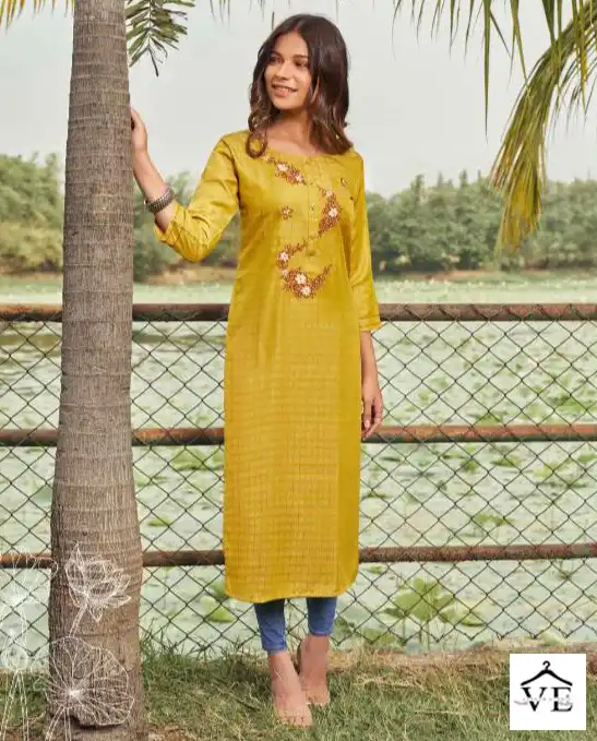 Rangoon Naziya Cotton Wholesale Kurti Catalog — Wholesale Salwar Suits, MPA wholesale from Surat — view 1