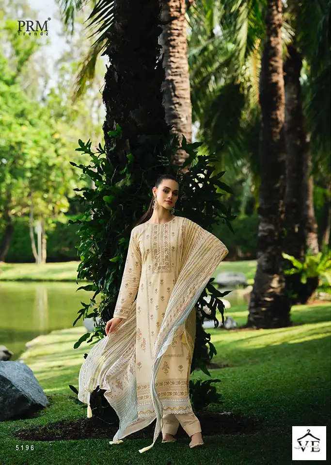 Prm Trendz Nazreen Pure Lawn Cotton Wholesale Salwar Suit Catalog — Wholesale Salwar Suits, MPA wholesale from Surat - Gallery Image 8
