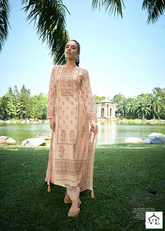 Prm Trendz Nazreen Pure Lawn Cotton Wholesale Salwar Suit Catalog — Wholesale Salwar Suits, MPA wholesale from Surat - Gallery Image 7
