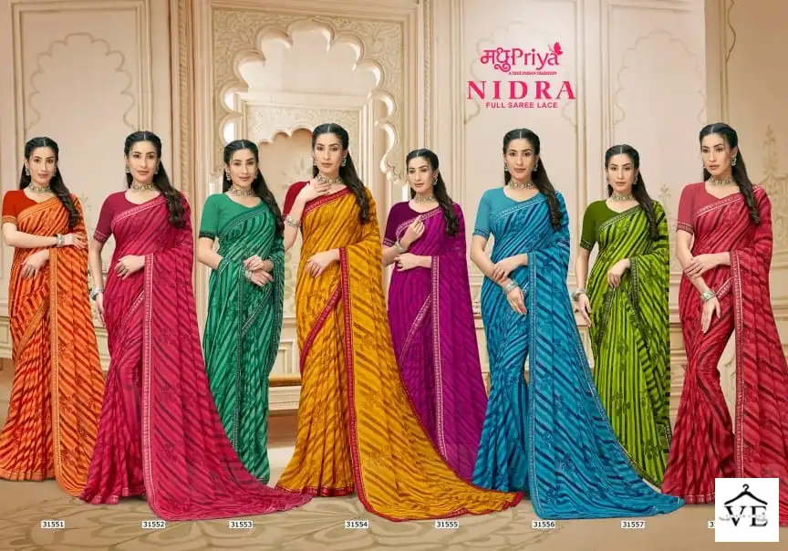 Madhupriya Nidra Renial Wholesale Saree Catalog — Wholesale Sarees, MPA wholesale from Surat — view 9