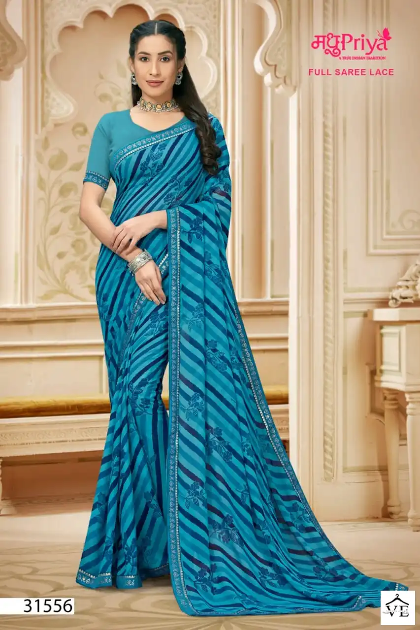 Madhupriya Nidra Renial Wholesale Saree Catalog — Wholesale Sarees, MPA wholesale from Surat - Gallery Image 7