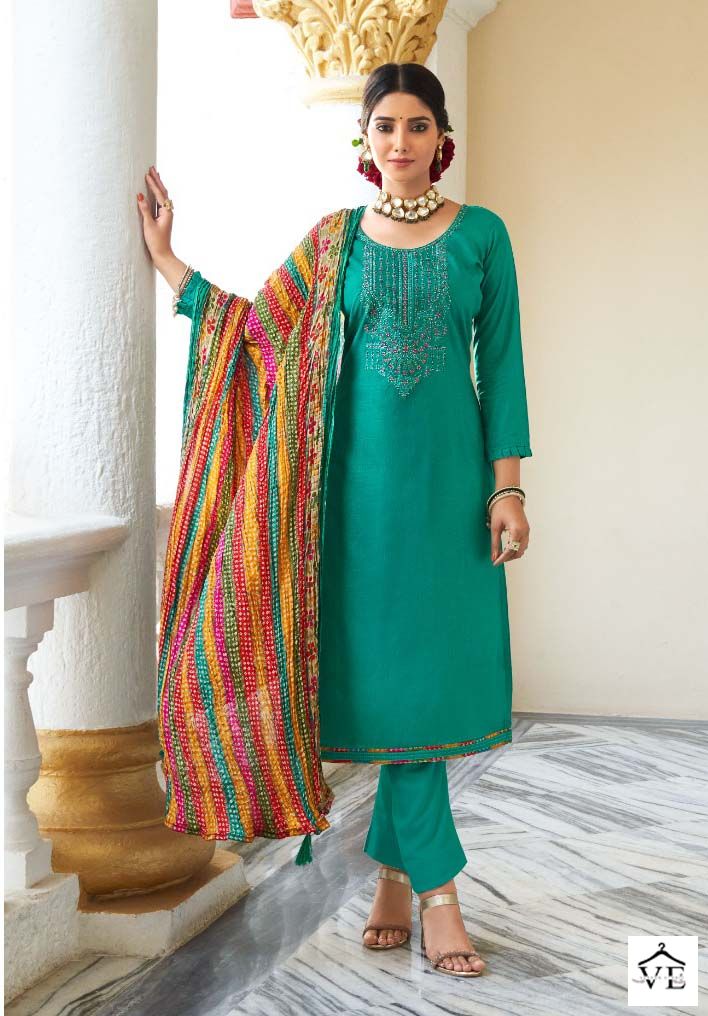 Levisha Nivisha Vol 2 Rayon Wholesale Salwar Suit Catalog — Wholesale Salwar Suits, Levisha wholesale from Surat - Gallery Image 2