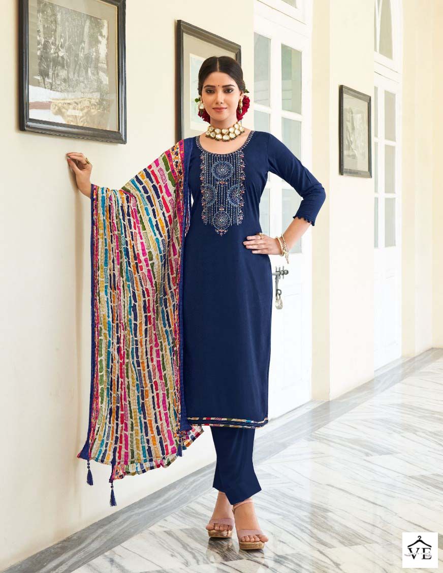 Levisha Nivisha Vol 2 Rayon Wholesale Salwar Suit Catalog — Wholesale Salwar Suits, Levisha wholesale from Surat - Gallery Image 3