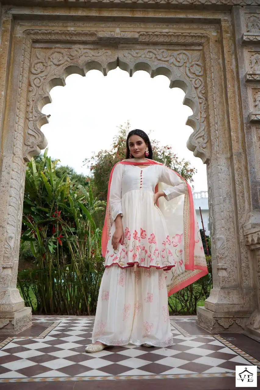 Vardan Ethnic Noor Pure Mal Cotton Wholesale Readymade Designer Suits Catalog — Wholesale Salwar Suits, MPA wholesale from Surat — view 5