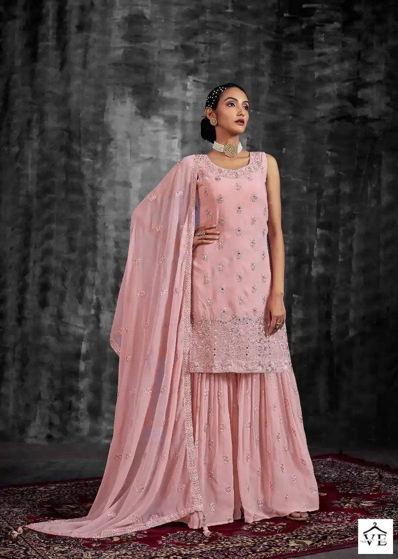 Arya Noorani Saga-6 Georgette Wholesale Readymade Designer Suit Catalog — Wholesale Salwar Suits, MPA wholesale from Surat - Gallery Image 4