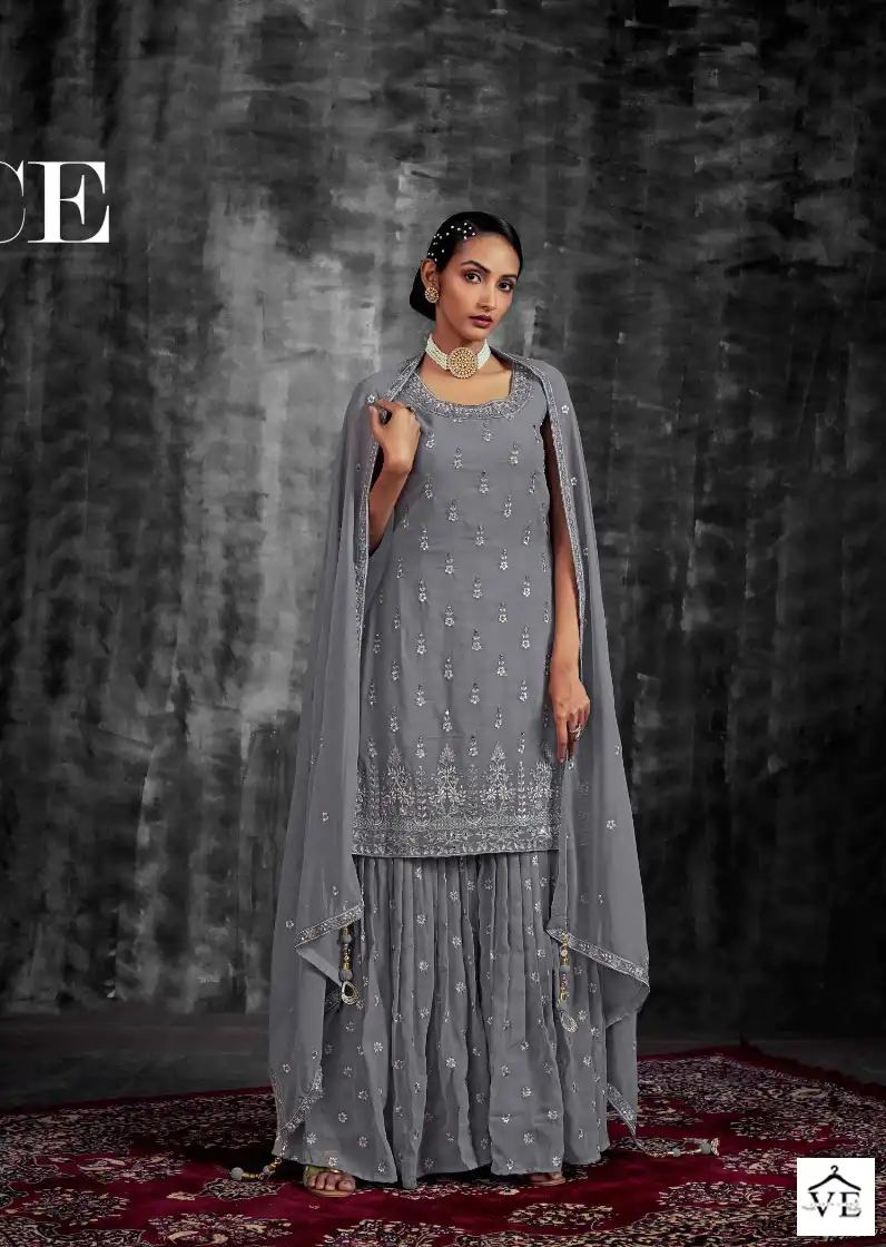 Arya Noorani Saga-6 Georgette Wholesale Readymade Designer Suit Catalog — Wholesale Salwar Suits, MPA wholesale from Surat - Gallery Image 5