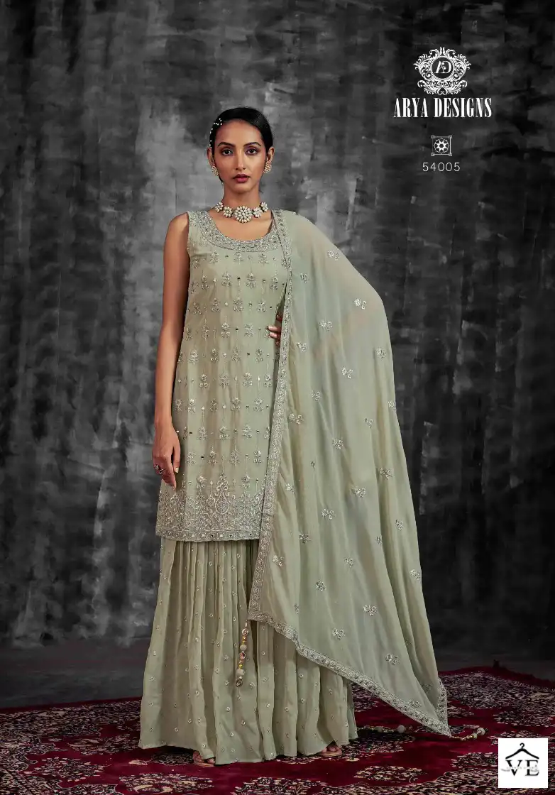 Arya Noorani Saga-6 Georgette Wholesale Readymade Designer Suit Catalog — Wholesale Salwar Suits, MPA wholesale from Surat - Gallery Image 6
